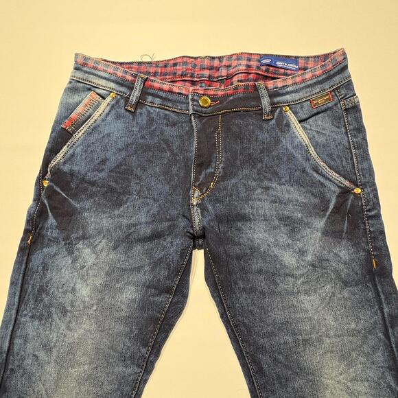 Jimmy & Jordan Premium Denim Jeans Plaid Lining Size 34 - Picture 5 of 16